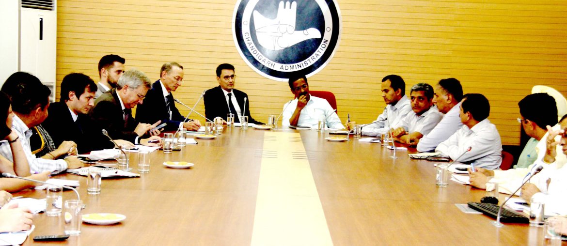 #फ्रांस राजदूत के साथ फ्रैंच प्रतिनिधिमंडल ने प्रशासक और एडवाइजर से की मुलाकात