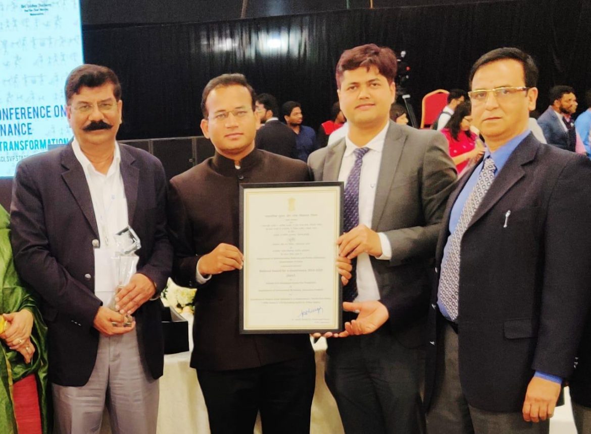 IFS Dr. Abdul Qayum conferred with eGovernance National Award