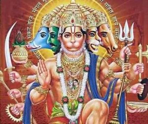 Hanuman ji Panchmukhi Avatar