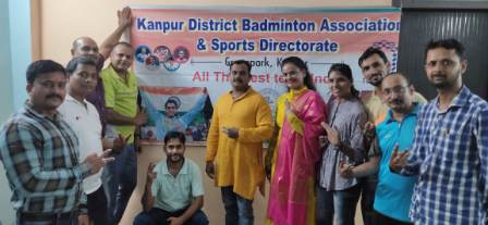 #KANPURNEWS : Distic Badminton Association congratulates PV Sindhu