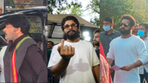 Allu Arjun Vote Telangana Elections