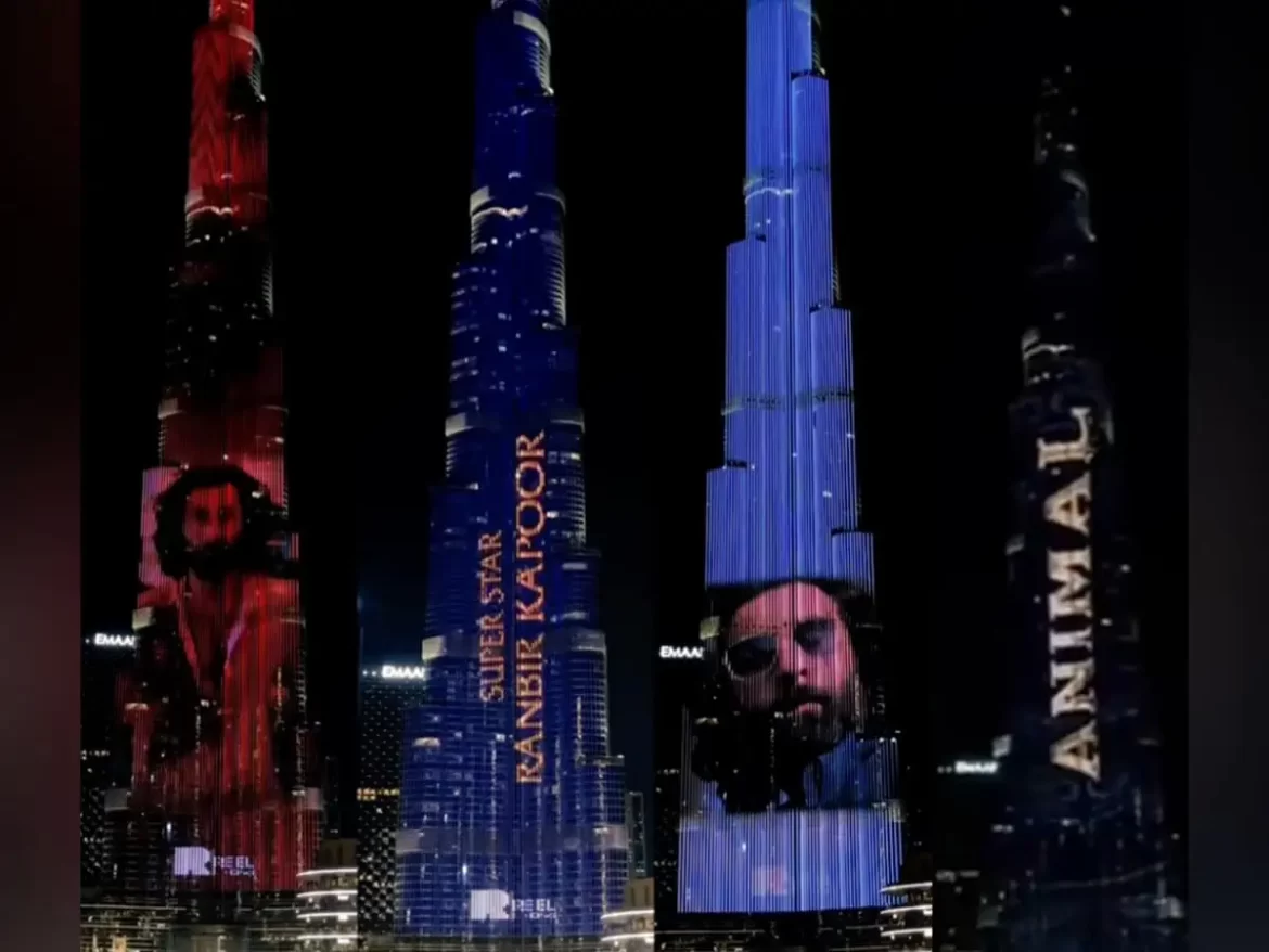 Animal Video on Burj Khalifa