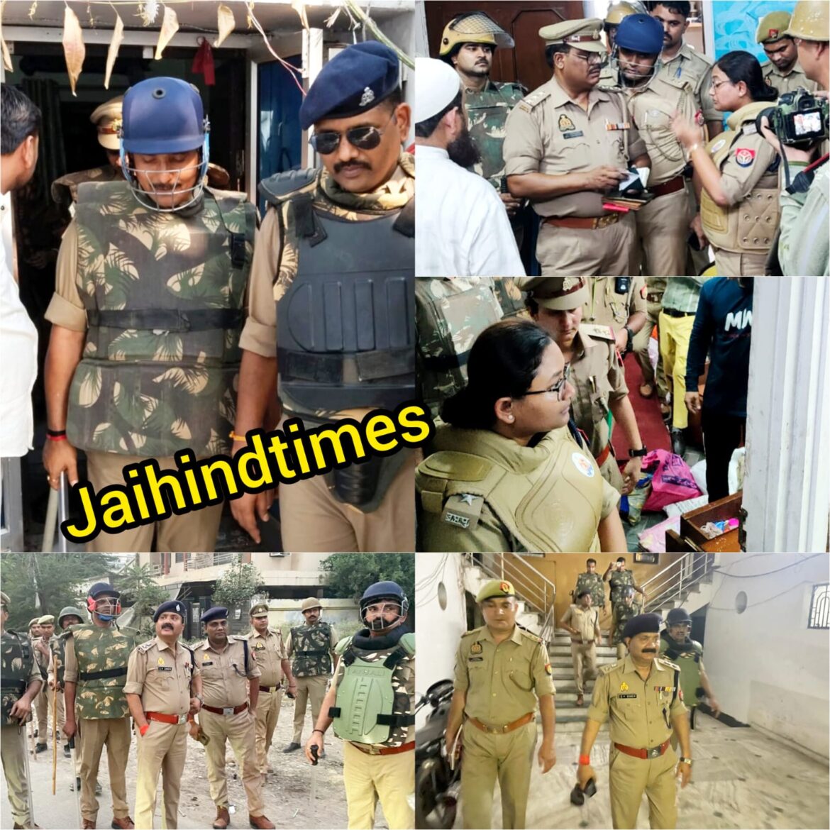 Kanpur Commissionerate Police: Police raid on the houses of 50 mafias