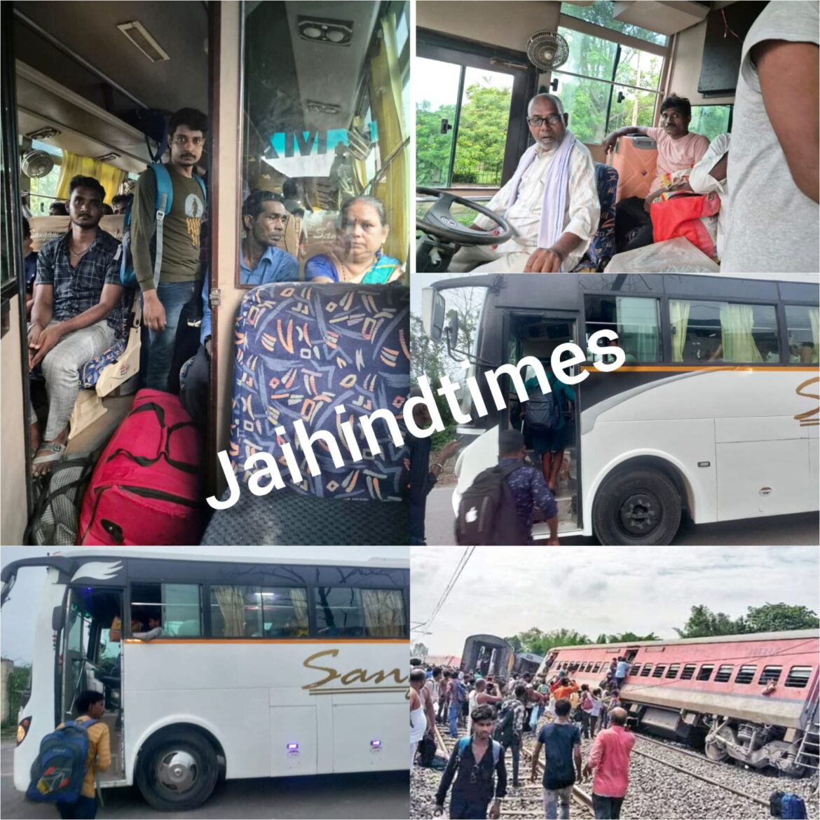 Sabarmati Express derailed in Kanpur