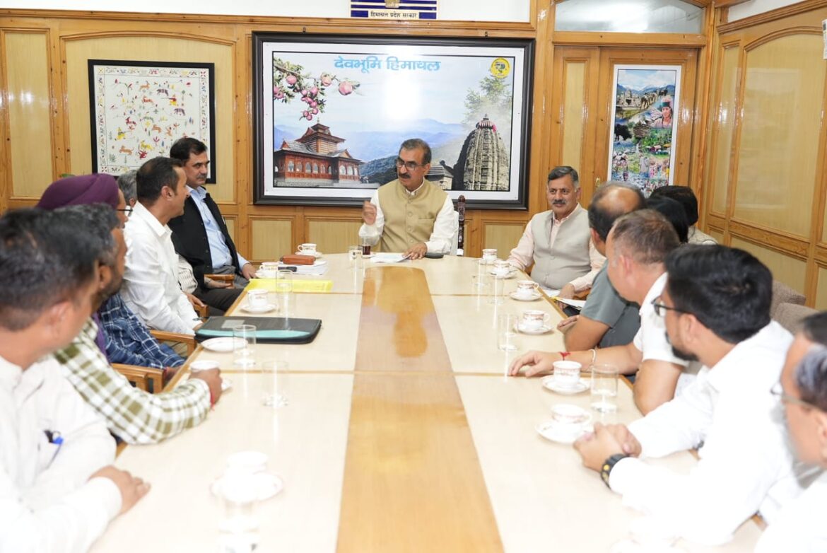 CM Sukhwinder Singh Sukhu