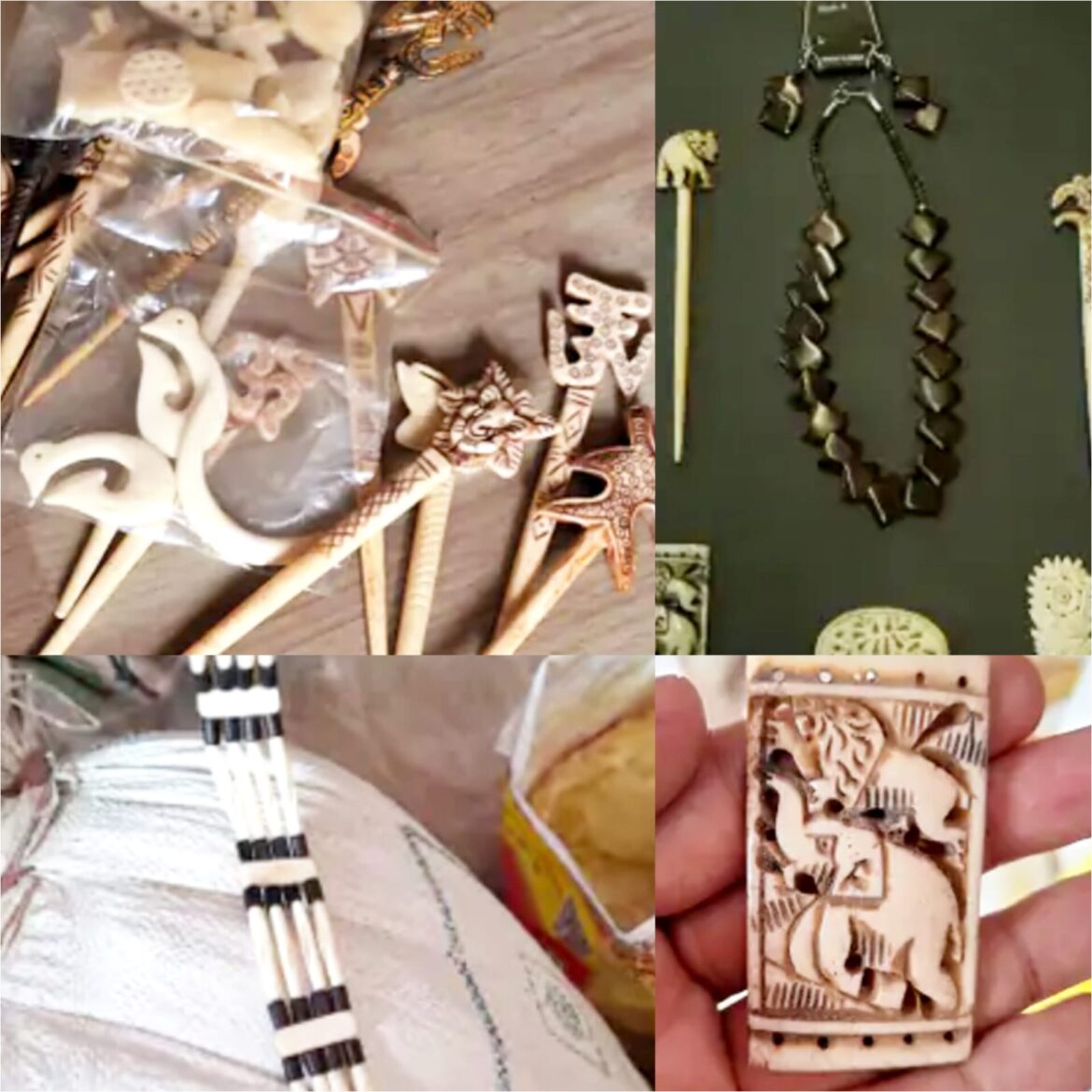 Religious symbols on products made of bone, buyers are not aware