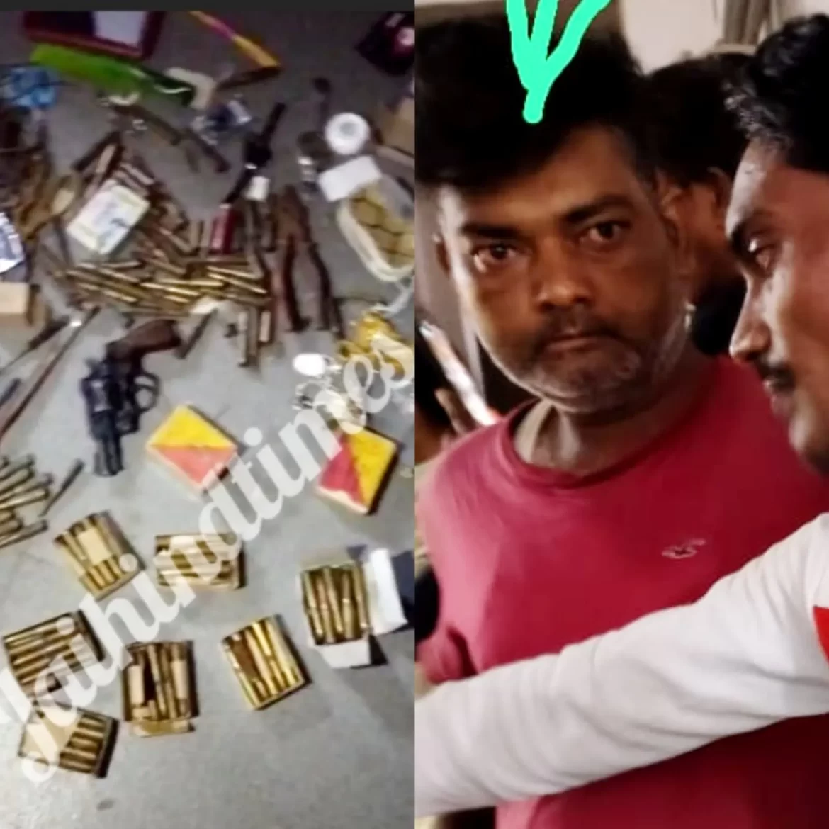 KANPUR CRIME NEWS: Suspect caught in Hallett Hospital: A revolver, more than 150 cartridges, gold recovered from the bag