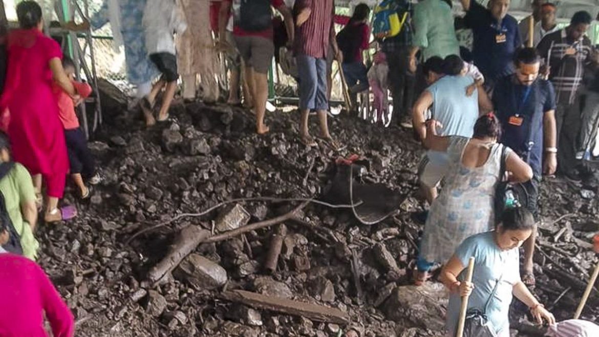 Landslide in Vaishno Devi