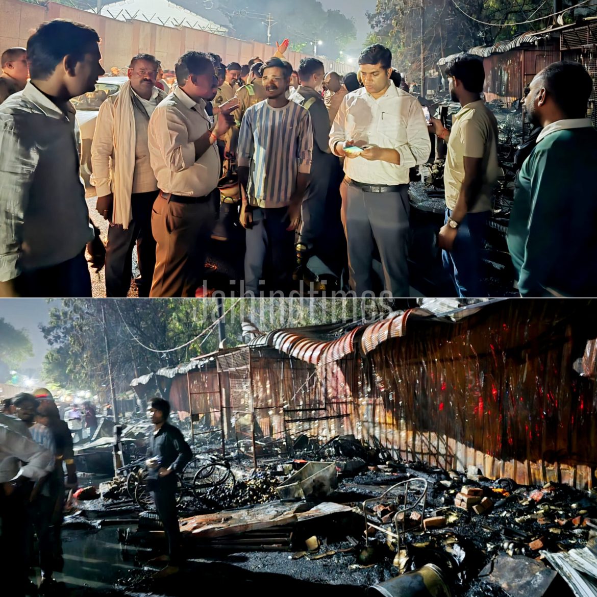 KANPUR NEWS :  धूं-धूं कर जली फूलबाग मंडी: चाय की दुकान से भड़की आग ने मचाया हाहाकार, तहसीलदार बोले -क्षति का आंकलन किया जा रहा