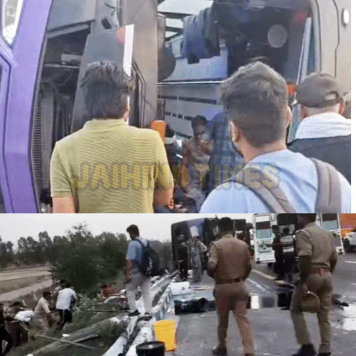 Uttar Pradesh News: उन्नाव में एक्सप्रेस-वे पर AC बस पलटी, 6 की मौत 21 घायल