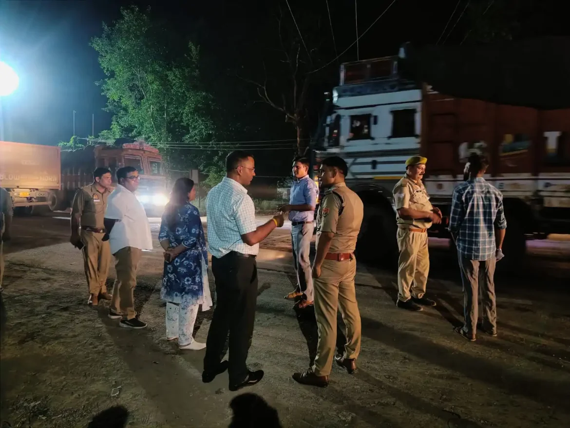 KANPUR GHATAMPUR TEHSIL NEWS : रात में चला सघन अभियान, 91 वाहनों पर कार्रवाई, 4.48 लाख का जुर्माना