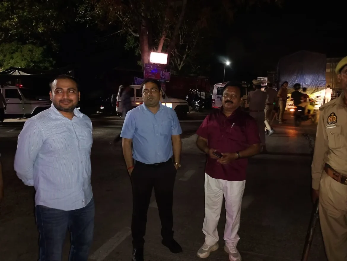 KANPUR NARWAL TEHSIL NEWS : हाईवे पर रातभर चला प्रशासन का शिकंजा, 151 वाहनों पर कार्रवाई